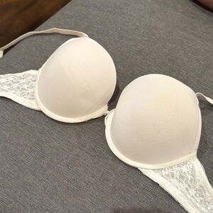 H&M White Lace Bra
